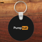 Porte-clés Pompe Hub Funny Bodybuilding Poids Design (Recto)