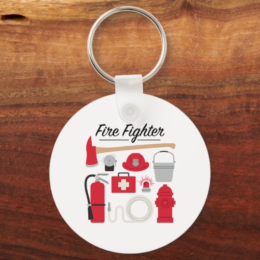 Porte-clés Pompier (Recto)