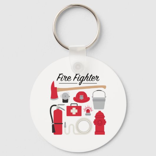 Porte-clés Pompier (Recto)