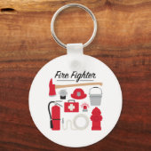 Porte-clés Pompier (Recto)