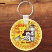 Porte-clés Pompier Chien Wheres Pompier pompier (Recto)