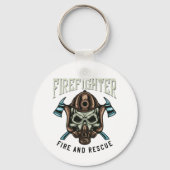 Porte-clés Pompier Et Secourir Porte - clé (Recto)