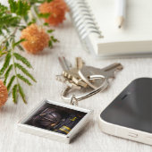 Porte-clés Pompier - porté et utilisé (Côté)