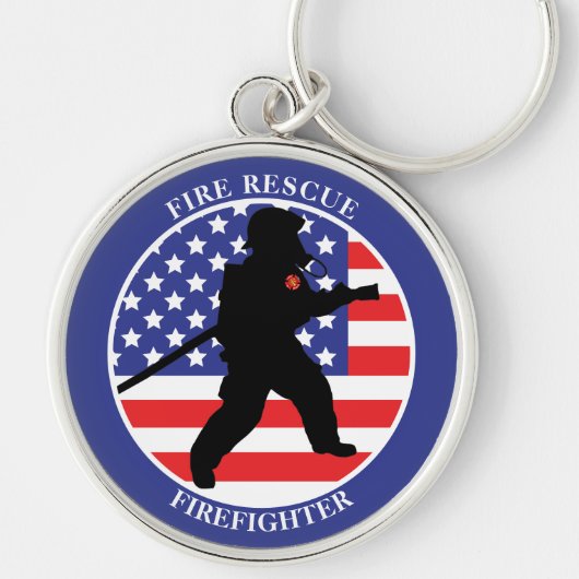 Porte-clés Pompier Secourt incendie (Devant)