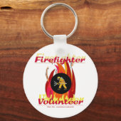 Porte-clés Pompier Volontaire. (Recto)