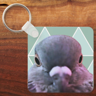 Porte-clés Poncho le pigeon !