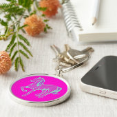 Porte-clés Poney rose (Côté)