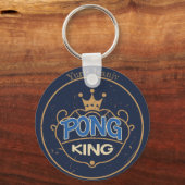 Porte-clés Pong King bleu (Recto)