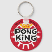 Porte-clés Pong King Red (Recto)