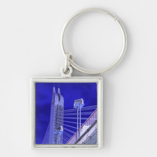 Porte-clés Pont Blue Jiefang (Devant)