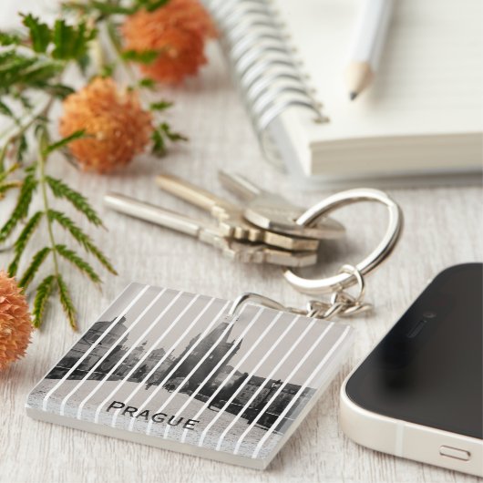 Porte-clés Pont Charles à Prague (Devant Droit)