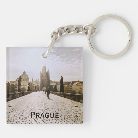 Porte-clés Pont Charles à Prague (Dos)