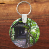 Porte-clés Pont couvert de Cambron, Comté de Madison, Alabama (Recto)