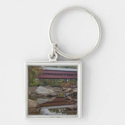 Porte-clés Pont d'Albany, juste au large du Kancamagus (Devant)
