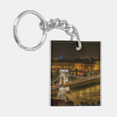 Porte-clés Pont de la chaîne de Budapest la nuit (Devant gauche)