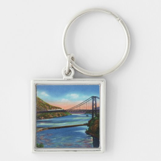 Porte-clés Pont de la rivière Hudson (Devant)