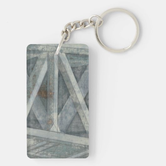 Porte-clés Pont de la structure industrielle | (Dos)