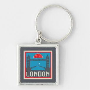 Porte-clés Pont de Londres avec le parapluie