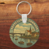 Porte-clés Pont de Nørresundby Danemark (Recto)