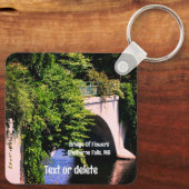 Porte-clés Pont Des Fleurs Shelburne Falls MA (Verso)