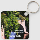 Porte-clés Pont Des Fleurs Shelburne Falls MA (Dos)