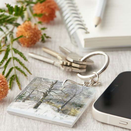 Porte-clés pont d'hiver (Devant Droit)