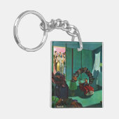 Porte-clés Pont en casquette (Devant gauche)