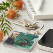 Porte-clés Pont en casquette (Devant Droit)