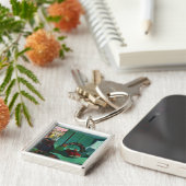 Porte-clés Pont en casquette (Côté)