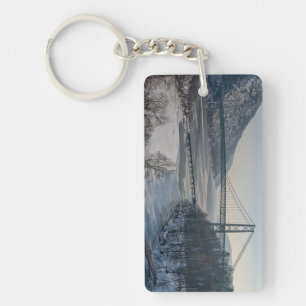 Porte-clés Pont en montagne d'ours