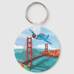 Porte-clés Pont Golden Gate de San Francisco