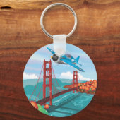 Porte-clés Pont Golden Gate de San Francisco (Recto)