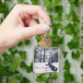 Porte-clés Pont Hellgate, Astoria, NY Porte - clé Carré (main)