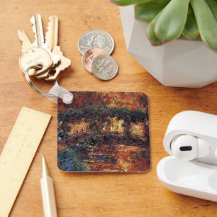 Porte-clés Pont Japonais par Claude Monet, Vintage Fine Art