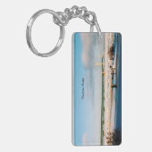 Porte-clés Pont Mackinaw Ville hiver (Devant gauche)