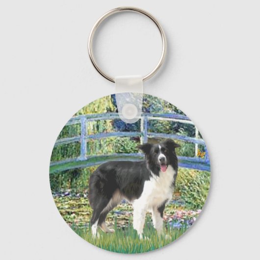 Porte-clés Pont (Monet)-Border Collie (Recto)