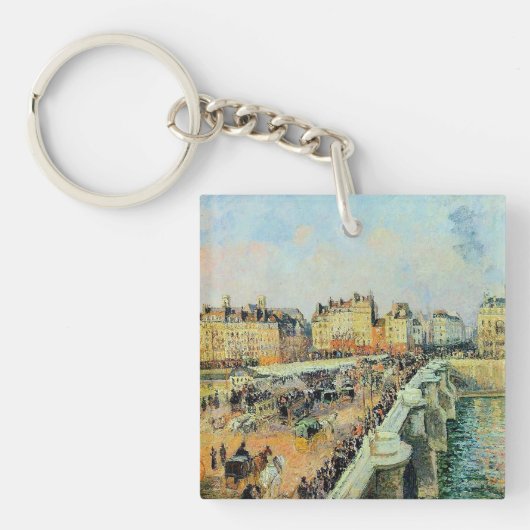 Porte-clés Pont Neuf, Après-midi, Sunlight Camille Pissarro (Devant)