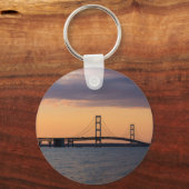 Porte-clés Pont Orange Dusk Mackinac (Recto)