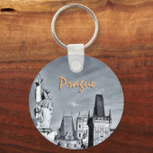 Porte-clés Pont Prague & Charles, Christ, Château / Czechia (Verso)