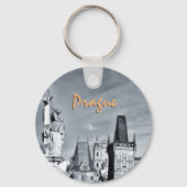 Porte-clés Pont Prague & Charles, Christ, Château / Czechia (Verso)