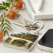 Porte-clés Pont Rainbow à l'automne au Grove City College (Devant Droit)