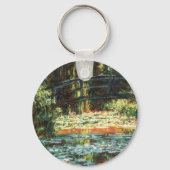 Porte-clés Pont sur l'étang Nénuphar par Claude Monet (Recto)