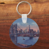 Porte-clés Pont vintage Brooklyn (Recto)
