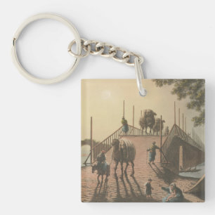 Porte-clés Ponte piccolo, Petit pont dans le village islamiqu