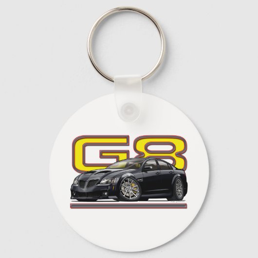 Porte-clés Pontiac_G8_noir (Recto)