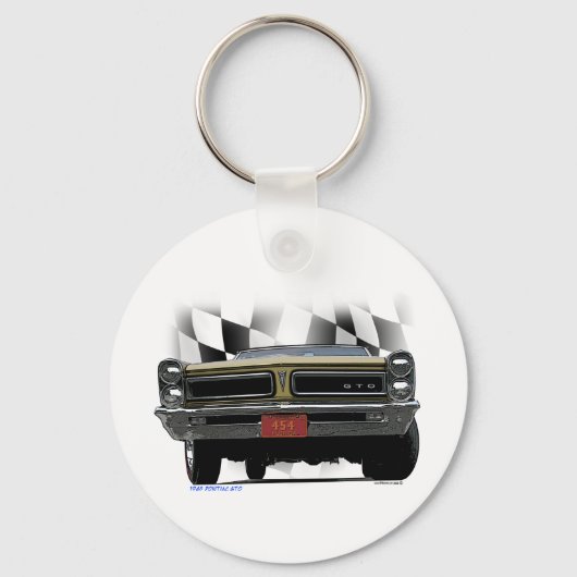 Porte-clés Pontiac GTO 1965 (Recto)
