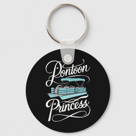 Porte-clés Pontoon Boat Women Boating Princess Party  (Recto)