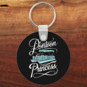 Porte-clés Pontoon Boat Women Boating Princess Party  (Recto)