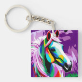 Porte-clés Pony coloré (Devant)