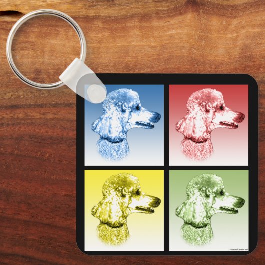 Porte-clés Poodle (Recto)